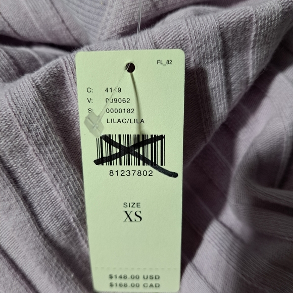 #0994 Sz XS Stateside Elegant Lavender Sleeveless Collard Maxi Dress - Picture 10 of 11